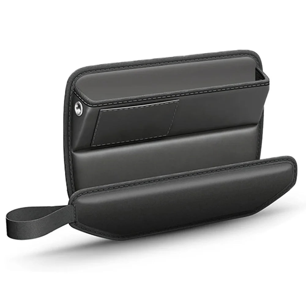 AUTOCOLOR Car Side Seat Gap Crevice Storage Box Pocket Key Phone Holder - 1