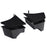 ALZH091 2 Sets For Model 3 PP+TPE Trunk Side Storage Bin Organizer Storage Box with Lid - 1
