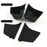 ALZH091 2 Sets For Model 3 PP+TPE Trunk Side Storage Bin Organizer Storage Box with Lid - 4