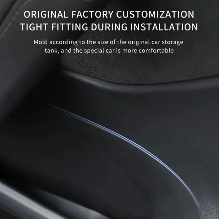 TSL1108 2Pcs Storage Box for Tesla Model Y TPE Car Door Interior Container - Front Door - 3