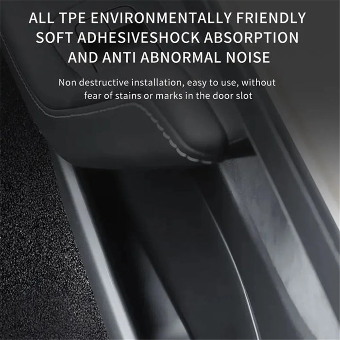 TSL1108 2Pcs Storage Box for Tesla Model Y TPE Car Door Interior Container - Front Door - 4