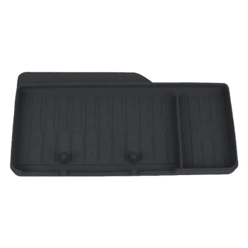 TSL806 For Model Y  /  3 Silicone Car ETC Behind Screen Storage Box Tray - Black - 1