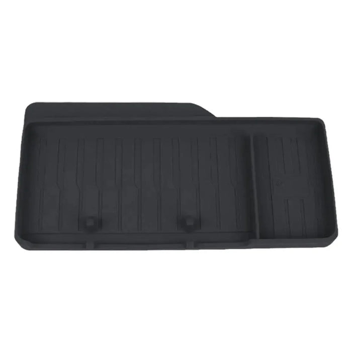 TSL806 For Model Y  /  3 Silicone Car ETC Behind Screen Storage Box Tray - Black - 1