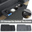 TSL806 For Model Y  /  3 Silicone Car ETC Behind Screen Storage Box Tray - Black - 3