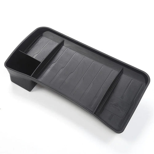 TSL248 For Model Y / 3 TPE Box Car Behind Screen ETC Storage Tray - Black - 1