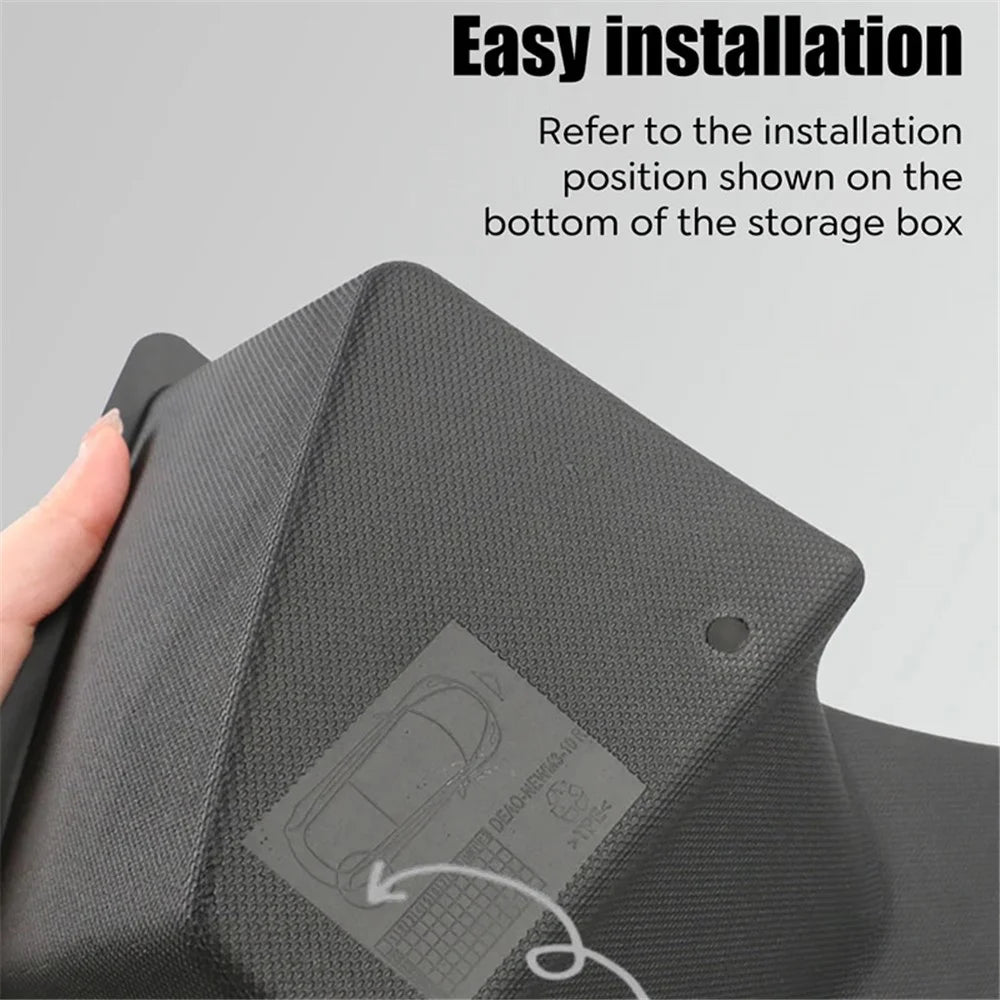 TSL1178 2Pcs For Tesla Model 3 Refresh Version Rear Trunk Side Storage Box - 4