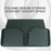 10006 Foldable Car Trunk Organizer Container Leather Storage Box, Small Size - Grid / Black+Red Line - 3
