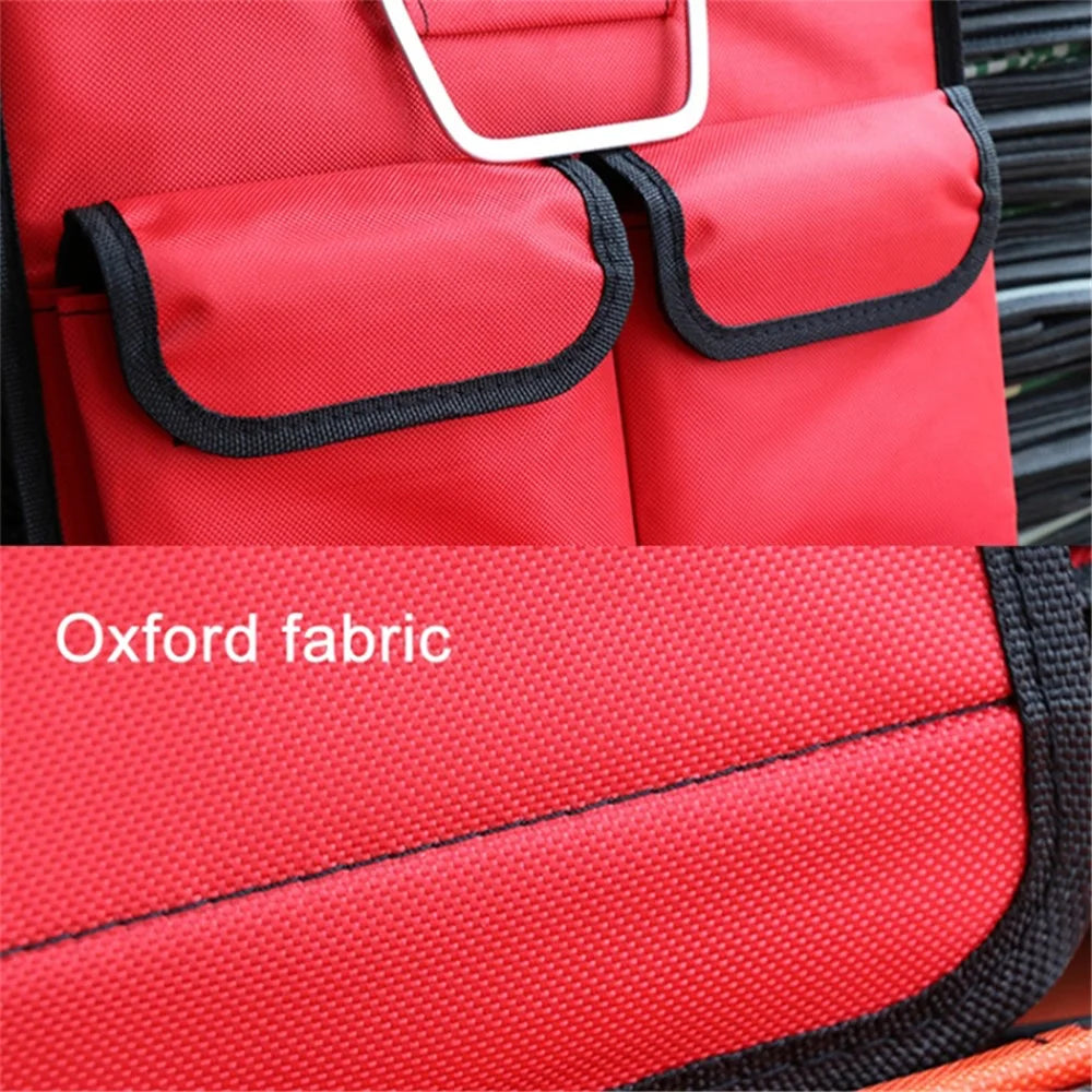 Size S 36L Car Trunk Storage Box with Lid Oxford Cloth Foldable Reflective Car Boot Case - Black - 3