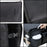 Size L 66L Foldable Car Trunk Storage Box with Lid Oxford Cloth Storage Organizer - Black - 6