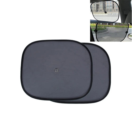 1 Pair Car Window Sun Shade Shield Cover for Side Blocks UV Rays - 1