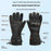 Electric Heated Gloves with 2x 5000mAh Battery Touch Screen Winter Thermal Fleece Lined Mittens - 3