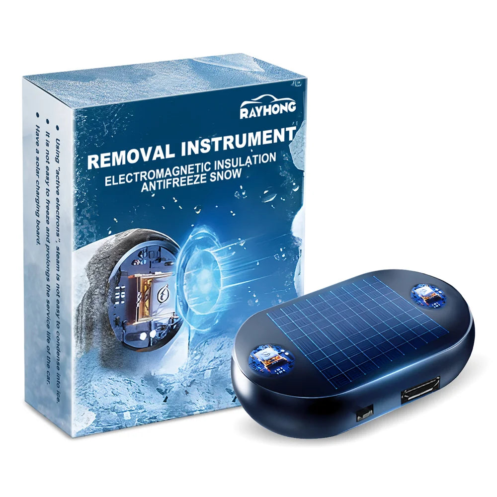 RAYHONG For Car Windshield / Side Mirror Solar Ice Removal Instrument Electromagnetic Insulation Anti-freeze Device - 1