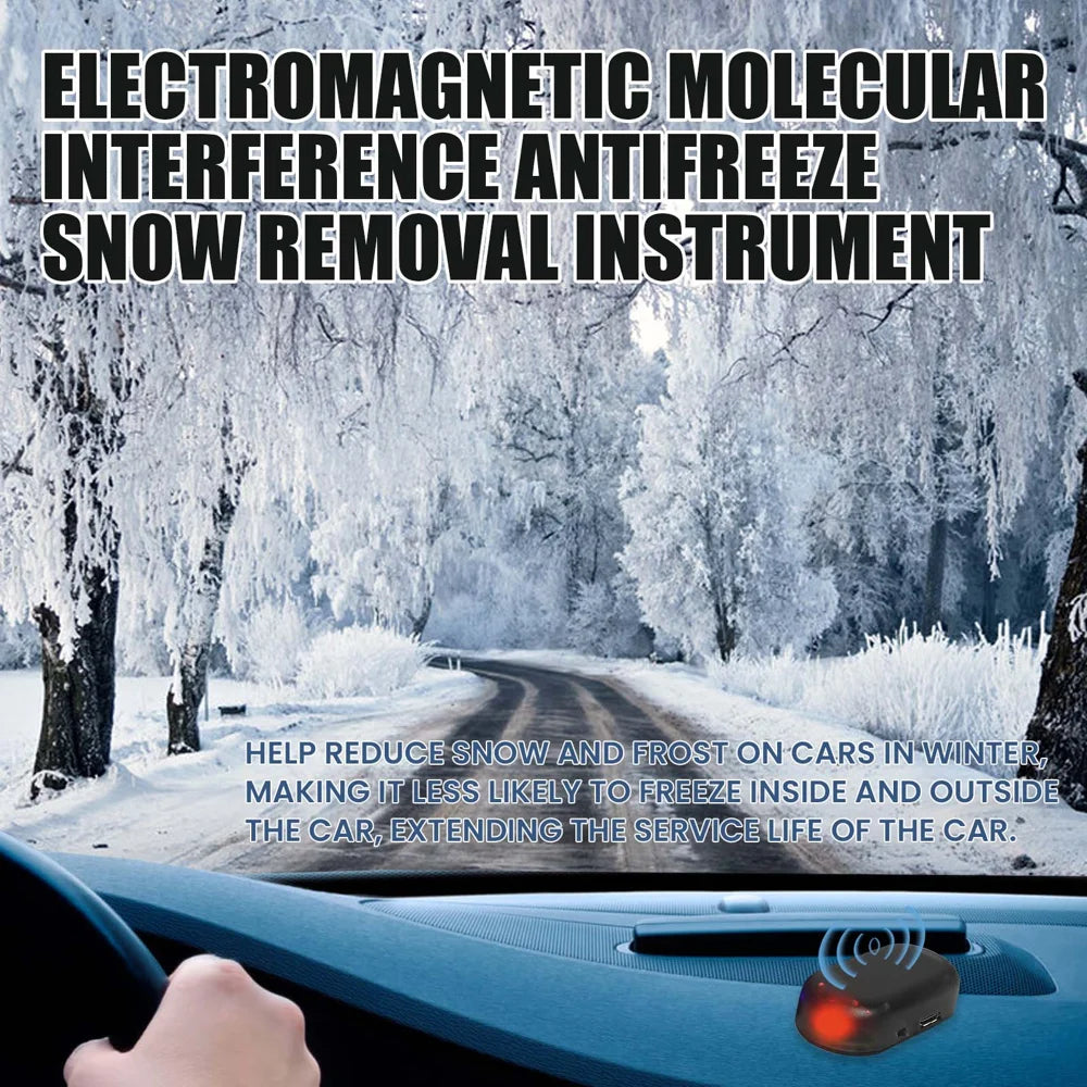RAYHONG Car Windshield Deicer Electromagnetic Anti-freeze Device Portable Ice Snow Removal Tool - 3