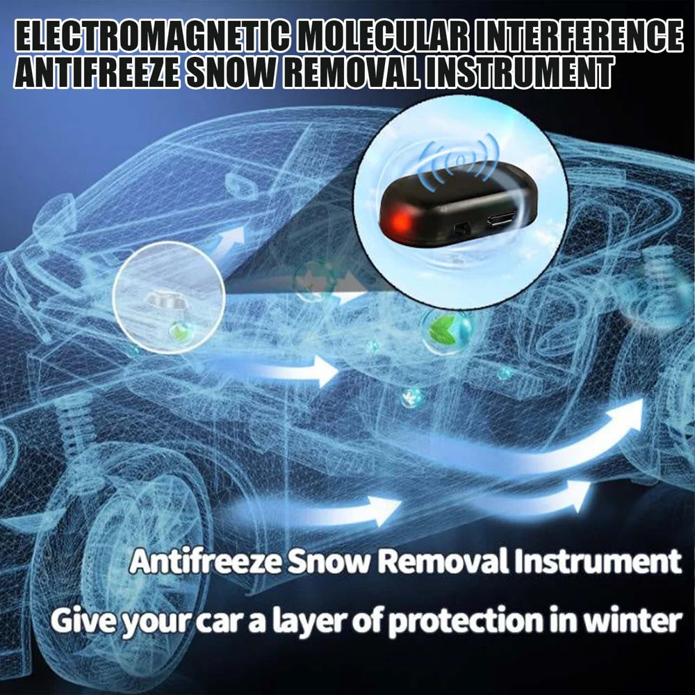 RAYHONG Car Windshield Deicer Electromagnetic Anti-freeze Device Portable Ice Snow Removal Tool - 5