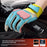GOLOVEJOY Shock Absorbing Touchscreen Motorcycle Gloves Waterproof Winter Fleece Lined Mittens - Black M - 2