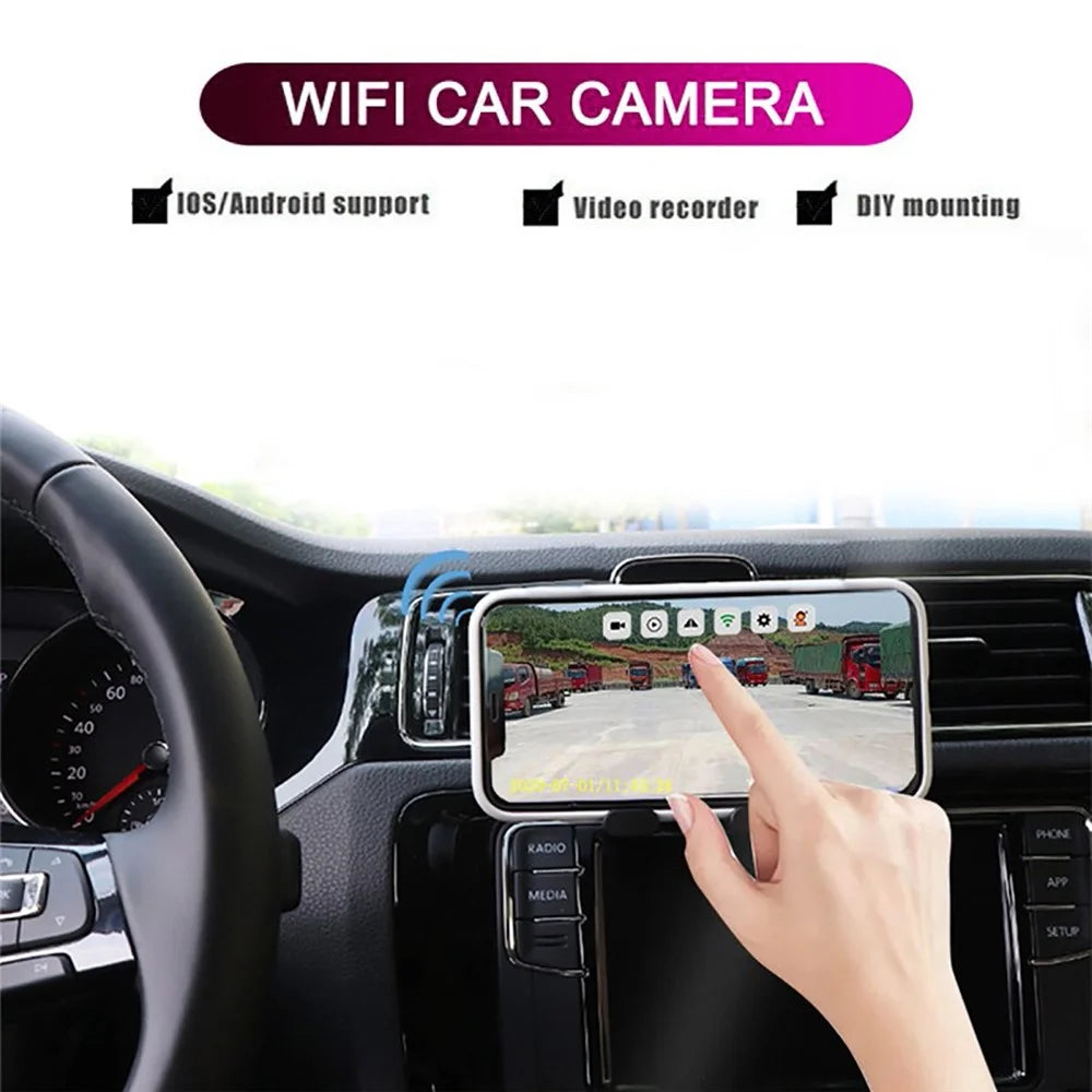 WCA101 WiFi Wireless Dash Cam HD Car Truck Reversing Camera IR Night Vision Rear View Car Parking Camera - 5