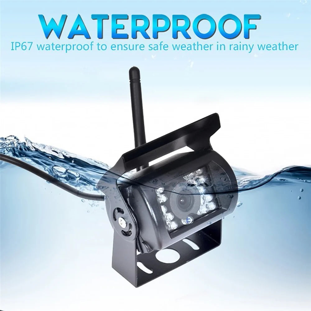 WCA101 WiFi Wireless Dash Cam HD Car Truck Reversing Camera IR Night Vision Rear View Car Parking Camera - 7