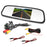 RG-205 Car Rear View Mirror Display 4.3'' Truck Rearview Mirror Screen with Waterproof 12-LED Camera - 1
