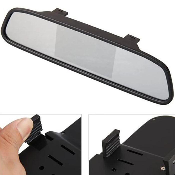 RG-205 Car Rear View Mirror Display 4.3'' Truck Rearview Mirror Screen with Waterproof 12-LED Camera - 6