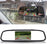 RG-202 Car Rear View Mirror Display 4.3'' Truck Rearview Mirror Screen with Waterproof Round Camera - 2