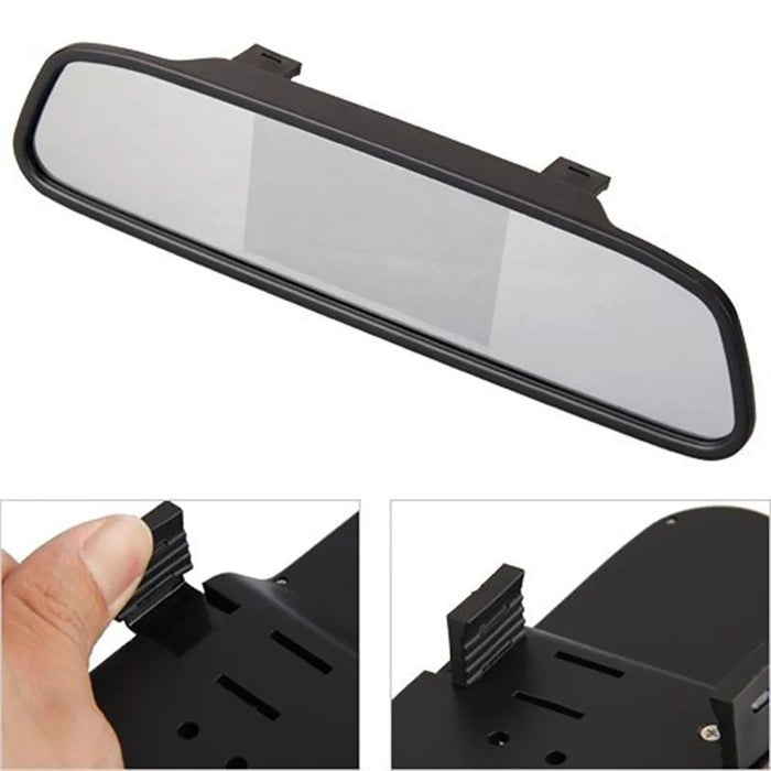 RG-203 4.3'' Car Rearview Mirror Display Screen Rear View Mirror with HD 4-LED Camera - 4