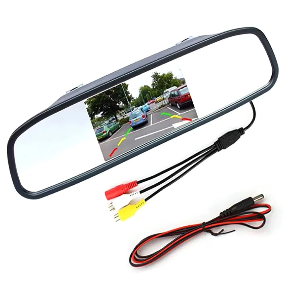 RG-201 4.3-inch LCD Video Display Car Rear View Monitor Parking and Reverse System - 1