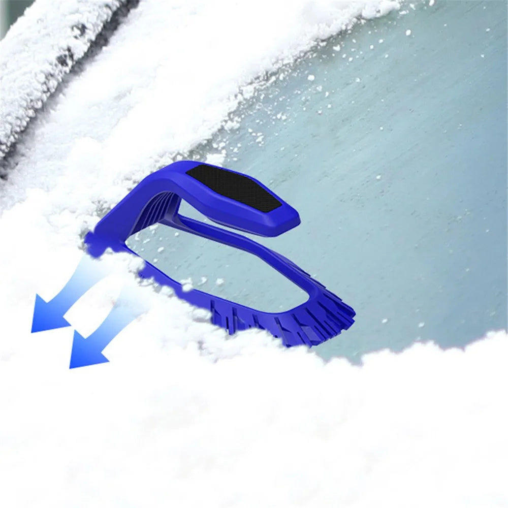 JOYTUTUS 4-in-1 Car Ice Scraper Windshield Ice Breaker Quick Clean Glass Brush Snow Remover - 3