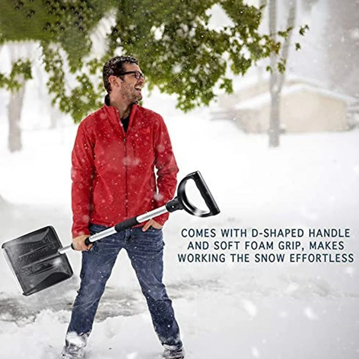 MAIZELAI 3 In 1 Detachable Ice Scraper Windshield Ice Breaker Winter Snow Brush Shovel Car Snow Remover Kit - 7