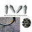 100Pcs 9 x 4mm Screw in Tire Studs Wheel Tyre Studs for Car Truck Motorcycle Bicycle Boot Tire Spikes - Silver - 3