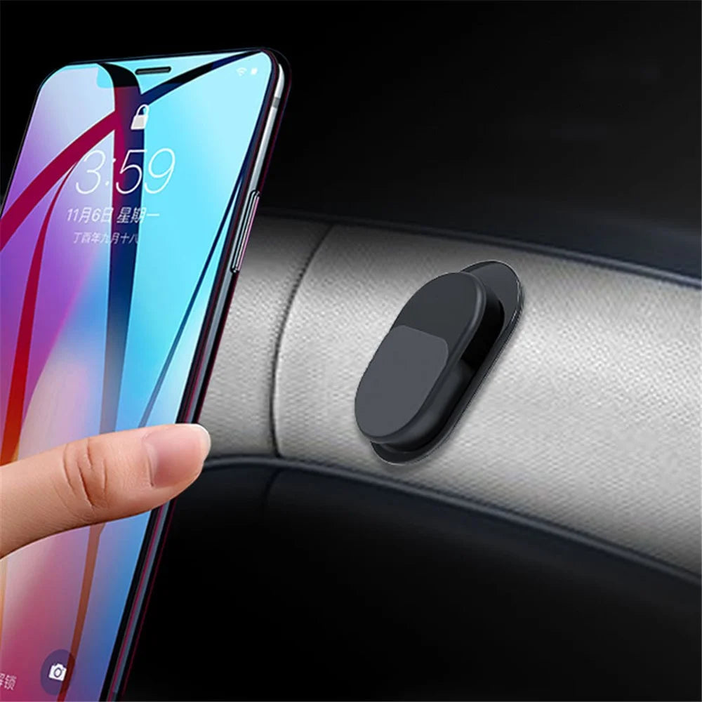 Car Phone Mount Wall-mounted Self-adhesive Hook Multifunctional Wall Hanging Hook Set - 4