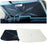 Car Windshield Sun Shade Umbrella Ice Crystal Cooling Foldable UPF 50+ Heat Reflector Umbrella Cover - Beige  /  M Size - 1