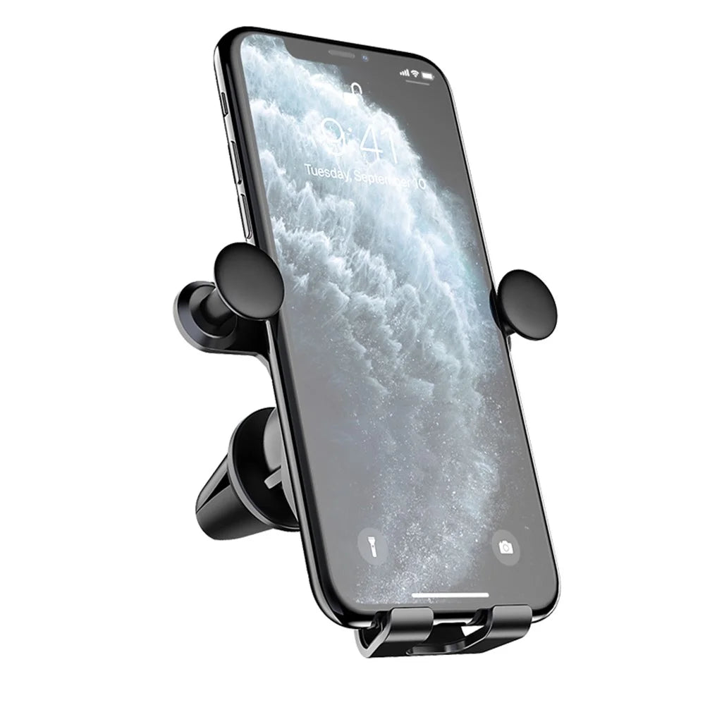 Car Phone Holder Air Outlet Car Navigation Mobile Phone Holder for iPhone Huawei Xiaomi Samsung Etc - 4