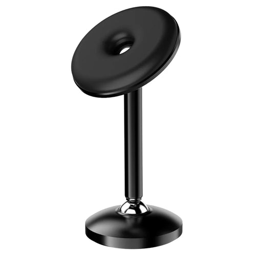 360° Rotating Adjustable Magnetic Car Air Outlet Mobile Phone Holder - Black - 1
