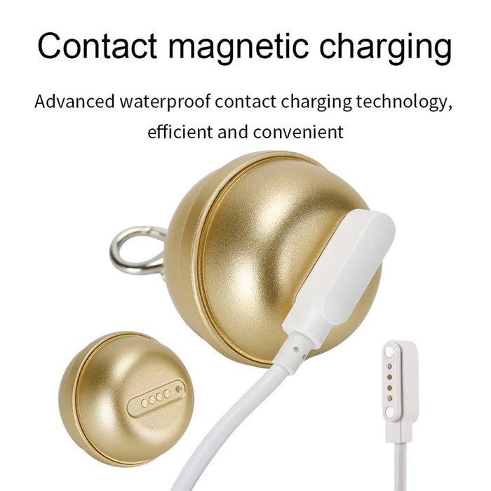 G15 WiFi Real-Time Tracker IP67 Waterproof Collar Tinkle Bell Finder Tracking Collar Device - Gold - 2