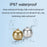 G15 WiFi Real-Time Tracker IP67 Waterproof Collar Tinkle Bell Finder Tracking Collar Device - Gold - 4