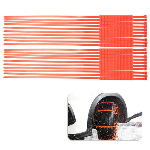 20Pcs Car Winter Tires Snow Chain Outdoor Car Winter Tire Wheels Chains Snow Wheel Tyre Cable Belt - 1