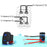 Horn Button Momentary Rocker Switch LED Light 12V 20A / 24V 10A Switch with Jumper Wires Set - 2