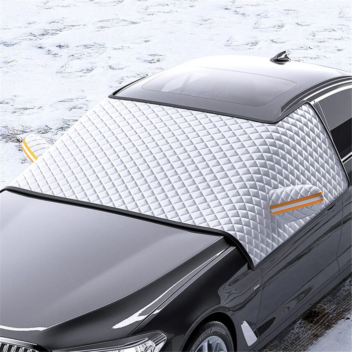 ST-4013 Winter Car Windshield Front Window Cover Aluminium Film Snowproof Protective Cover - M - 2