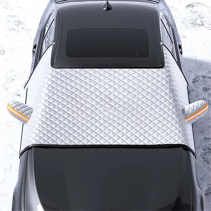 ST-4013 Winter Car Windshield Front Window Cover Aluminium Film Snowproof Protective Cover - M - 3