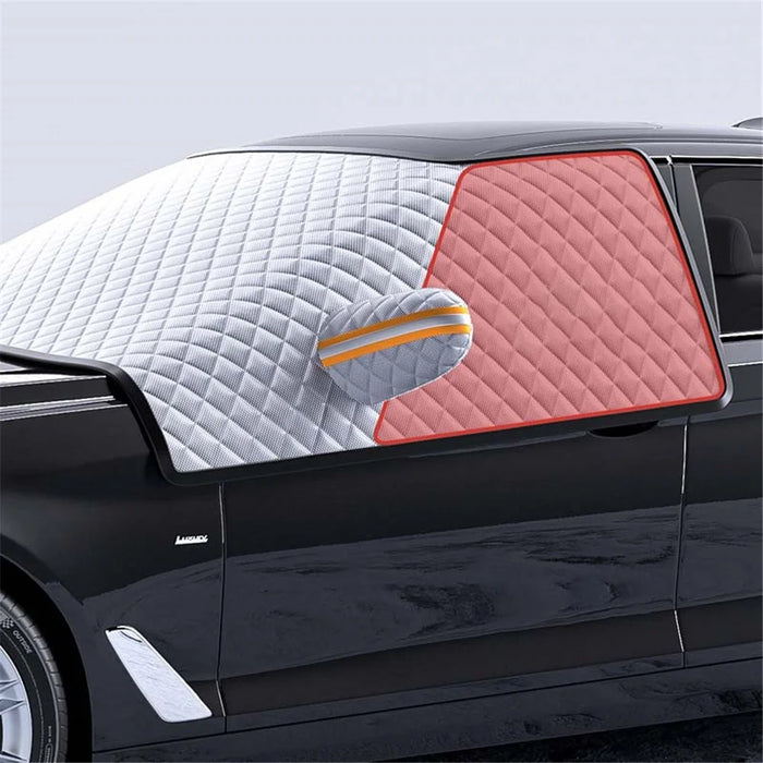 ST-4013 Winter Car Windshield Front Window Cover Aluminium Film Snowproof Protective Cover - M - 4