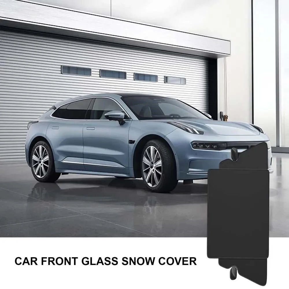 Car Windshield Snow Cover Oxford Cloth Snowproof Frost-proof Sun-proof Cover - 4