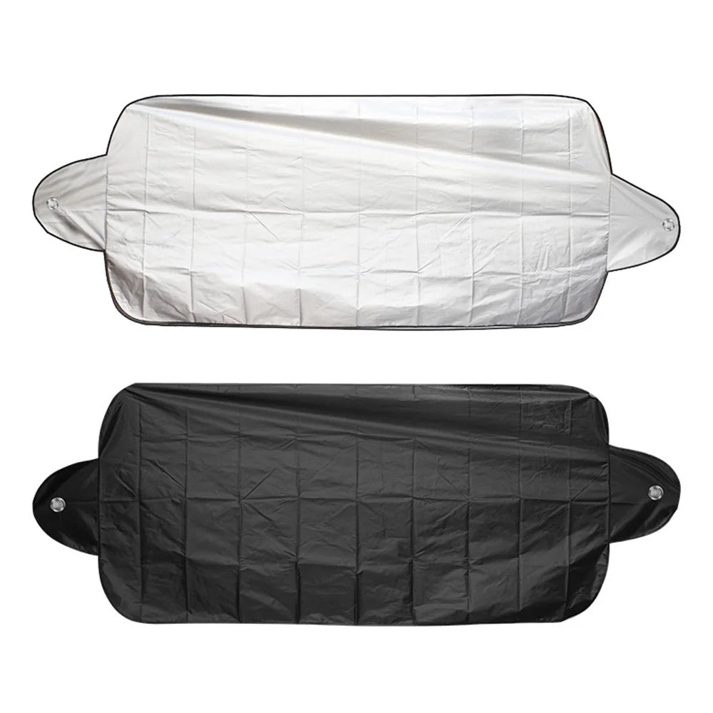 BY-689 200*70cm Car Windshield Protective Cover Aluminium Film Snow-proof Sun-proof Cover - 1