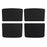 For Model Y 2 Sets Car Glass Roof Sunshade Anti UV Light Sun Shade - Black - 1