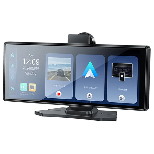 YESIDO KM19 Bluetooth-compatible Car Stereo Carplay 10.26 inch Touch Screen Car Driving Recorder with Rear Camera and 32G TF Card - 1