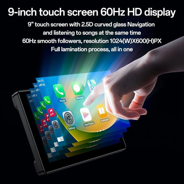 YESIDO KM18 Car Stereo Carplay 9 inch Touch Screen Bluetooth-compatible Carplay with Rear Camera - 3