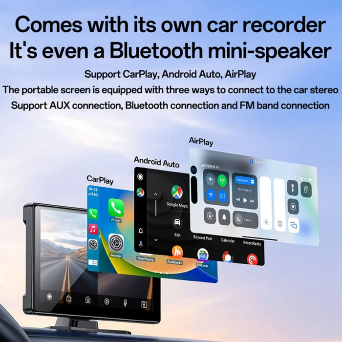 YESIDO KM18 Car Stereo Carplay 9 inch Touch Screen Bluetooth-compatible Carplay with Rear Camera - 4