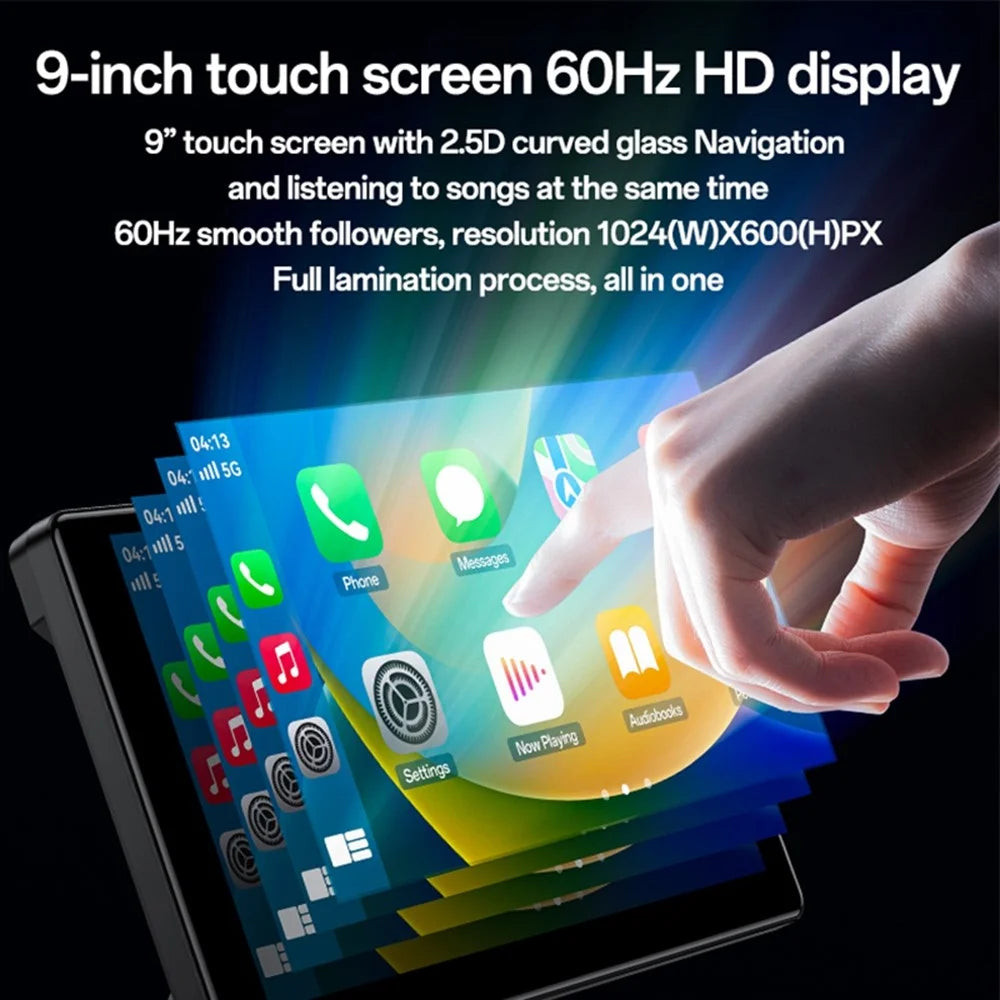 YESIDO KM18 Car Stereo Carplay 9 inch Touch Screen Bluetooth-compatible Carplay with Rear Camera - 6