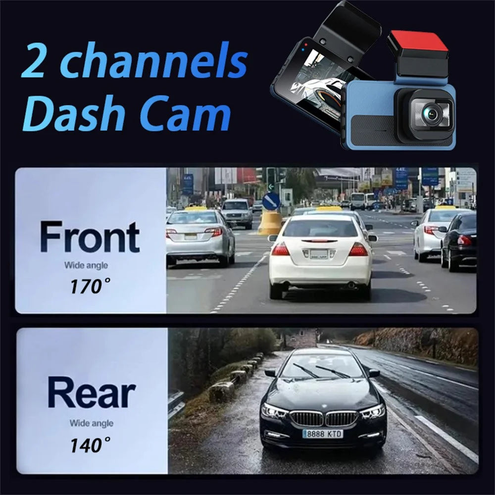 C15 Dual Dash Cam Front 4K Rear 1080P Parking Mode WiFi Car Camera with ADAS GPS - 5
