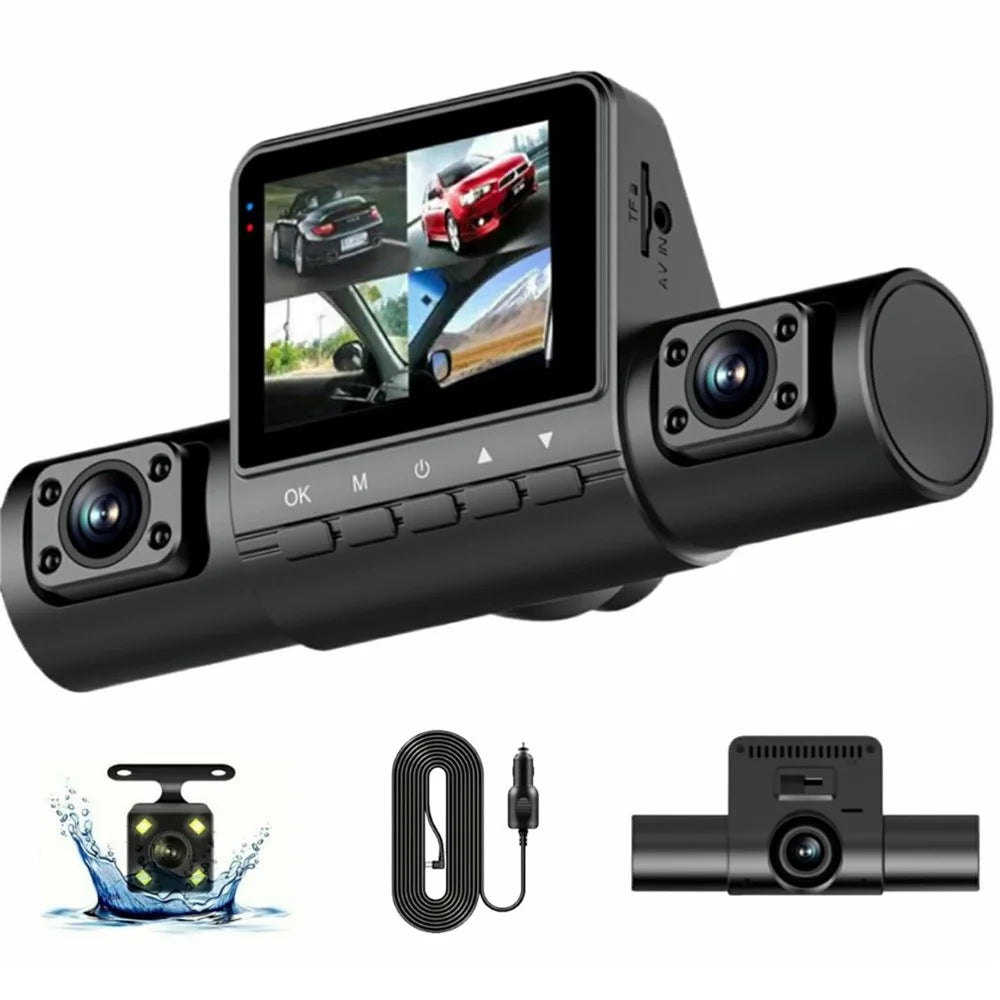 M80 Pro Car DVR Dash Cam 1080P Night Vision Parking Monitoring 4 Cameras Car Driving Recorder - 1