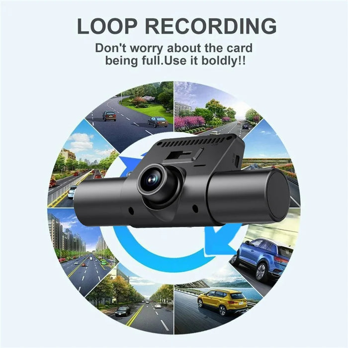 M80 Pro Car DVR Dash Cam 1080P Night Vision Parking Monitoring 4 Cameras Car Driving Recorder - 3